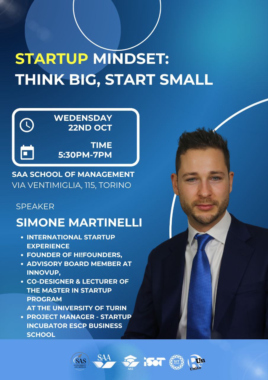 Startup mindset: think big, start small